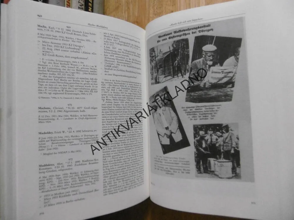 DIE REICHSTAGSABGEORDNETEN DER WEIMARER REPUBLIK IN DER ZEIT....., 1933-1945, BIOGRAFIE, MARTIN SCHUMACHER, NĚMECKY, **an