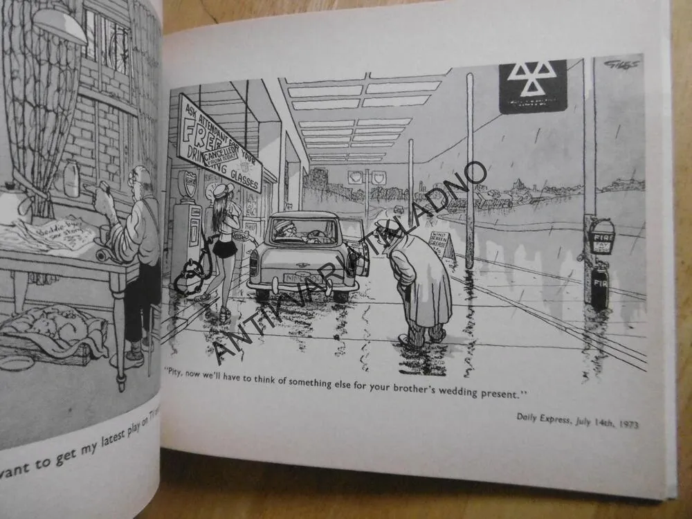 GILES, ANGLICKY, 1973, VTIPY, HUMOR, **an
