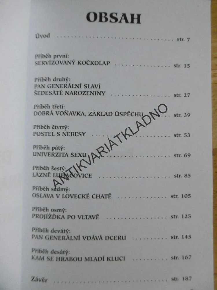 DEKAMERON PANA GENERÁLNÍHO ANEB KDYŽ SE CHLAPI VYTAHUJÍ, JIŘÍ FAUST, **an