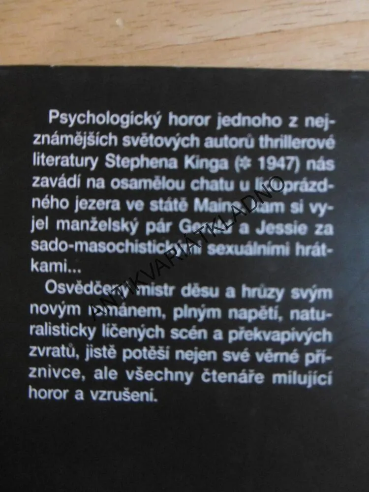 GERALDOVA HRA, STEPHEN KING, **an