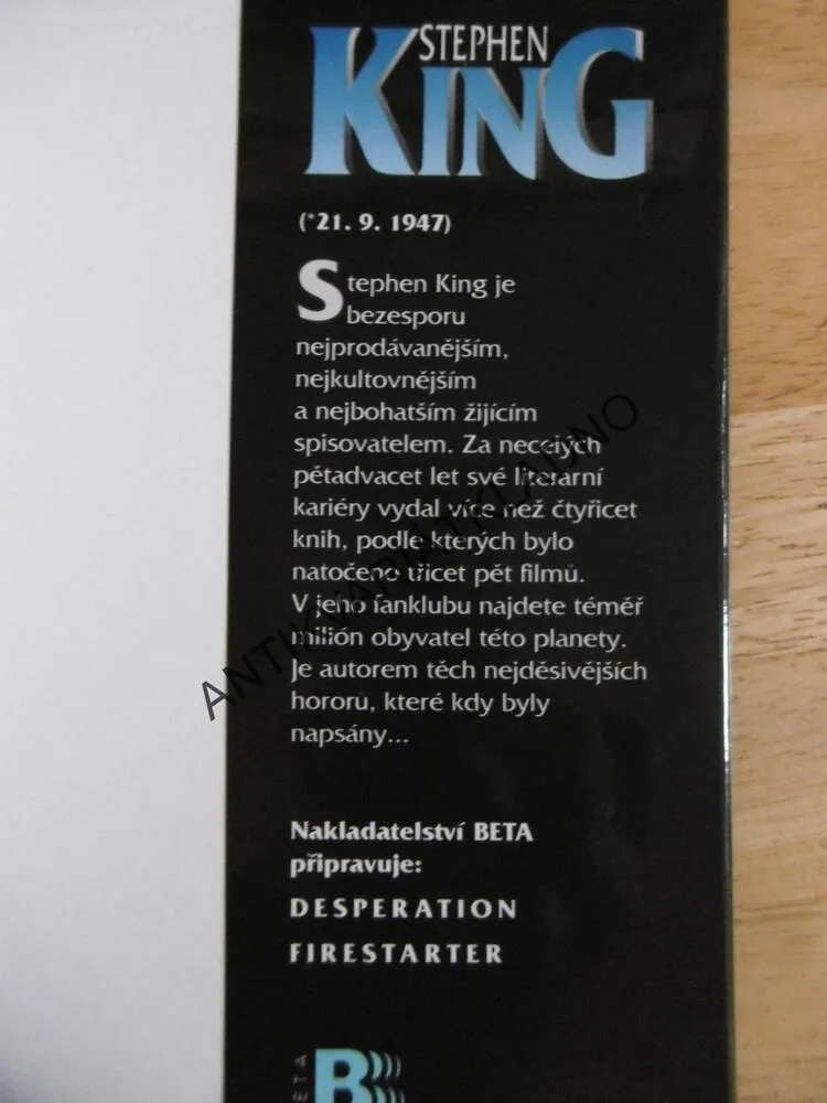 ROSE MADDER, STEPHEN KING, **an