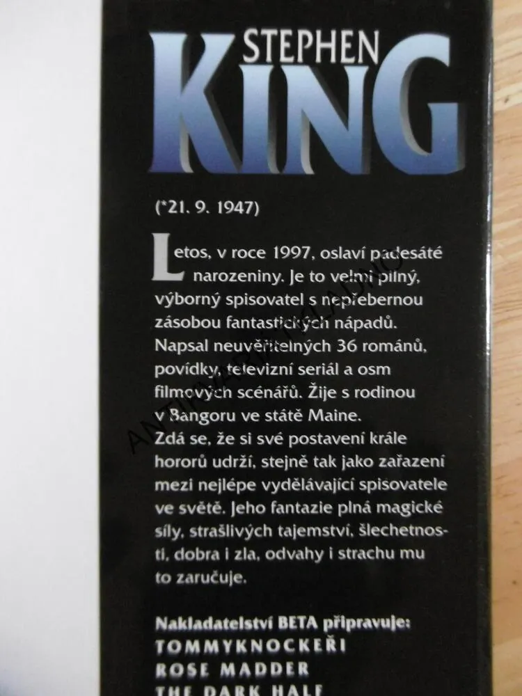 CHRISTINA, STEPHEN KING, **an