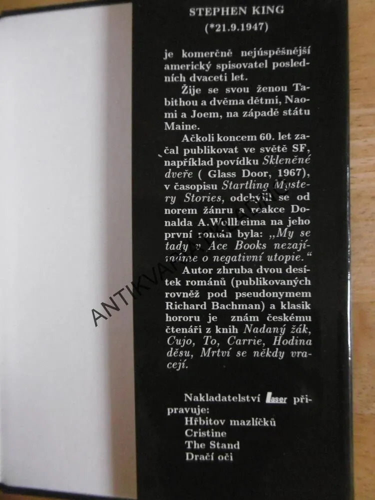 RUNNING MAN, STEPHEN KING, **an