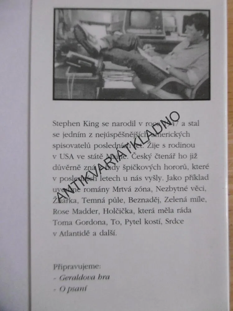 ČARODĚJ A SKLO, STEPHEN KING, **an