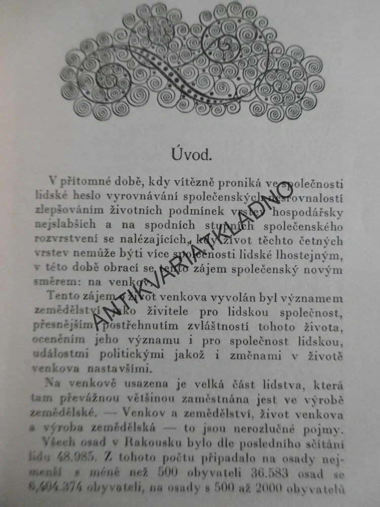 ŽIVOT VENKOVA, DR. R. ROLÍČEK, 1914