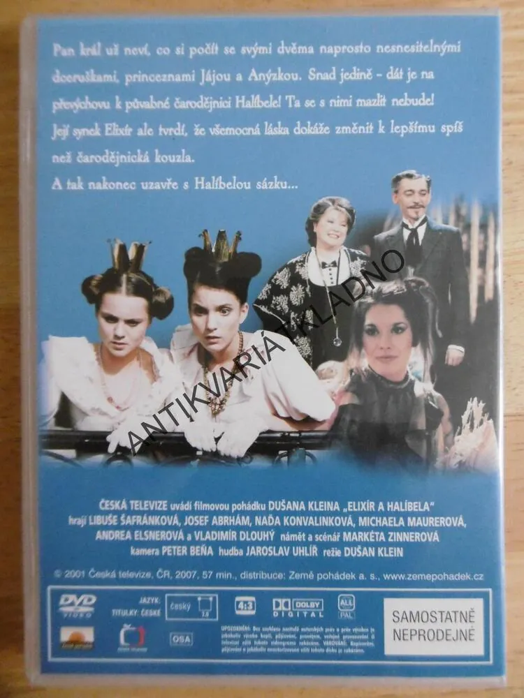 ELIXÍR A HALIBELA, DVD FILM 