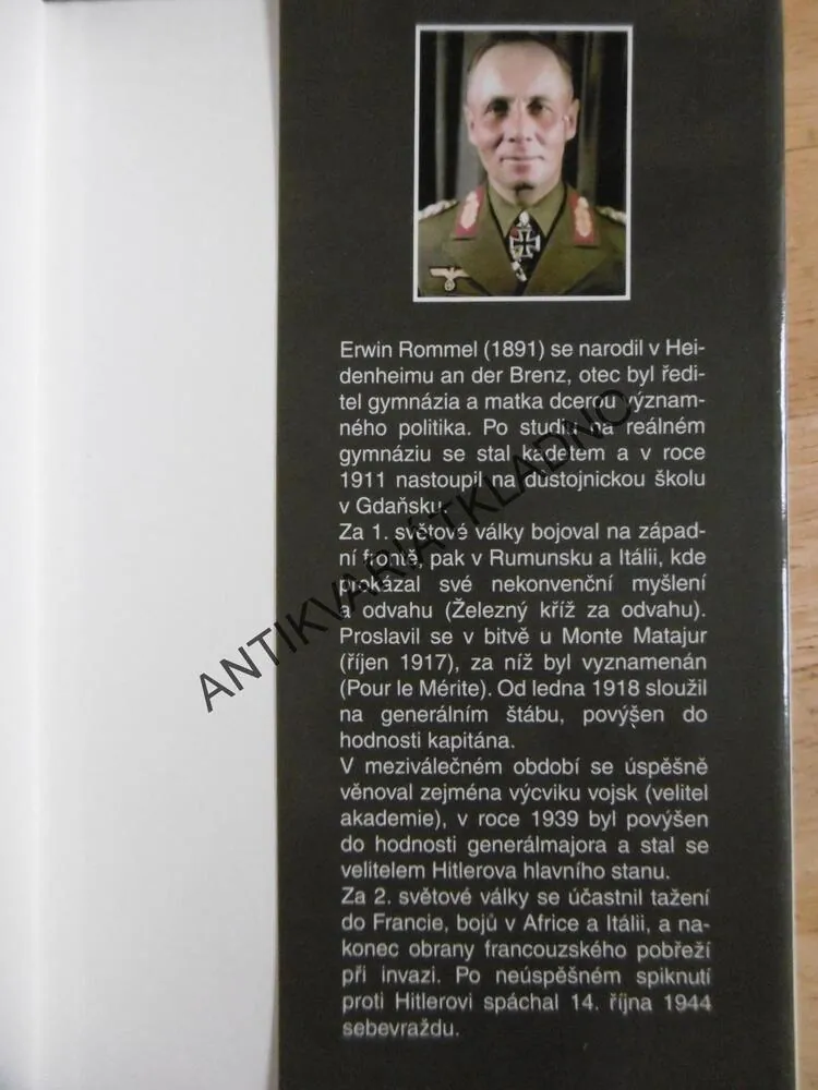 PĚCHOTA ÚTOČÍ, ERWIN ROMMEL, **an