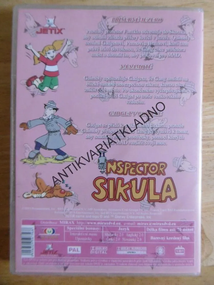 INSPECTOR SIKULA, DVD FILM