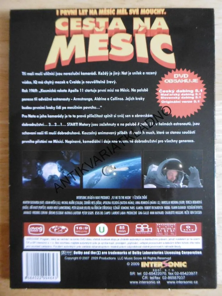 CESTA NA MĚSÍC, DVD FILM