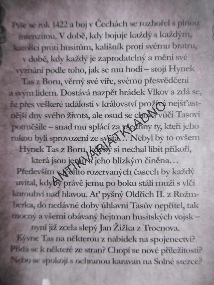 KRAJINA NOČNÍCH JEZDCŮ, FRANTIŠEK NIEDL, **an