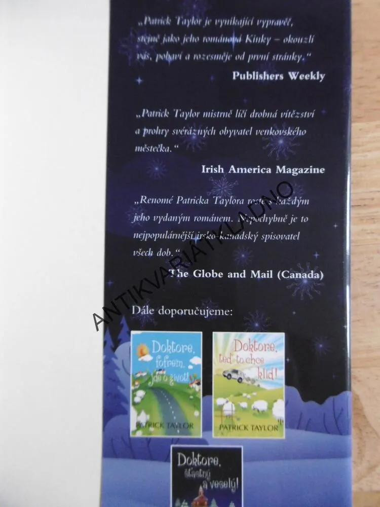 DOKTORE, TO BYSTE SE DIVIL! PATRICK TAYLOR, **an