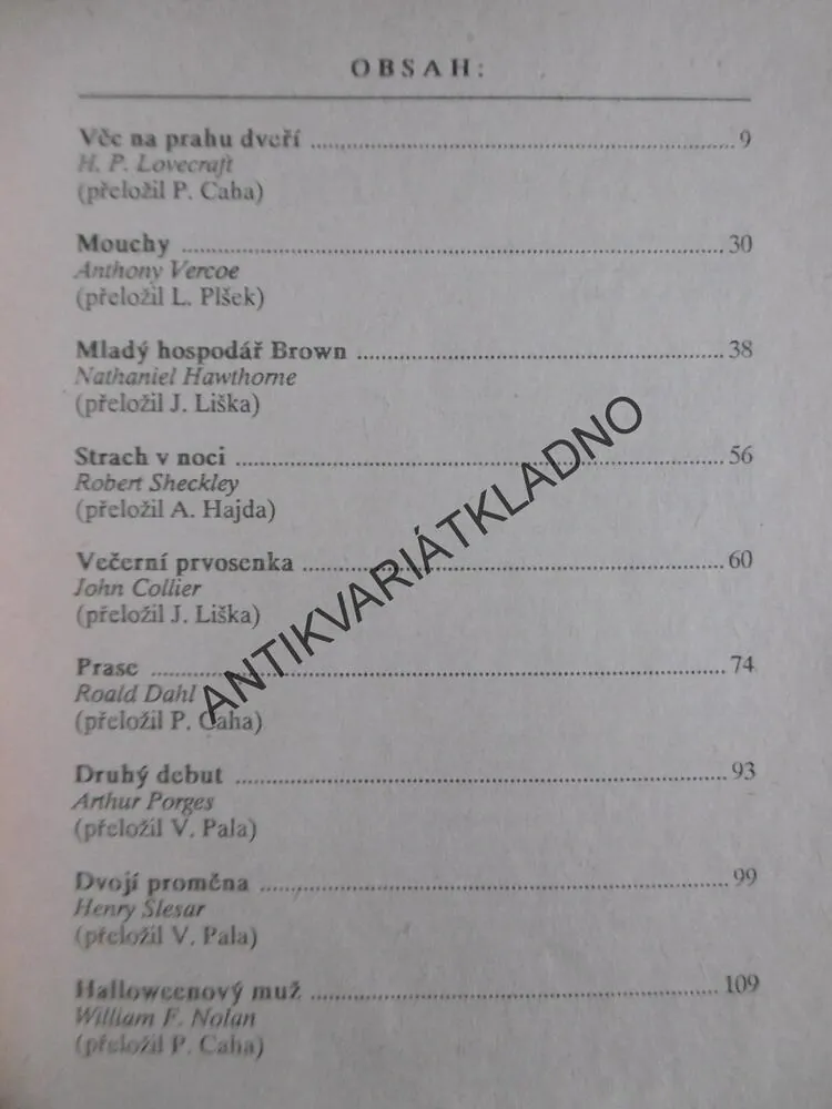 DOTEK ZLA, MIROSLAV KOCIÁN, BOHUSLAV SVOBODA, **an