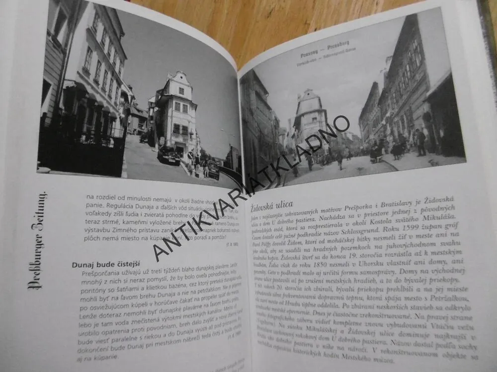 BRATISLAVA PRED STO ROKMI A DNES, MIKULÁŠ GAŽO, **an