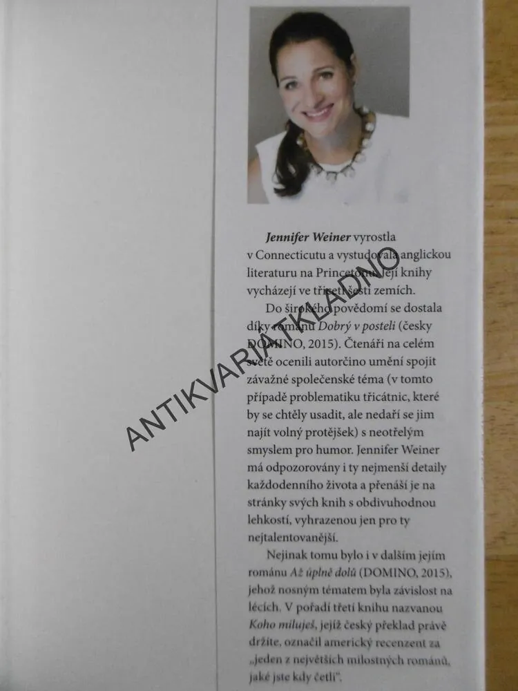 KOHO MILUJEŠ, JENNIFER WEINER, **an