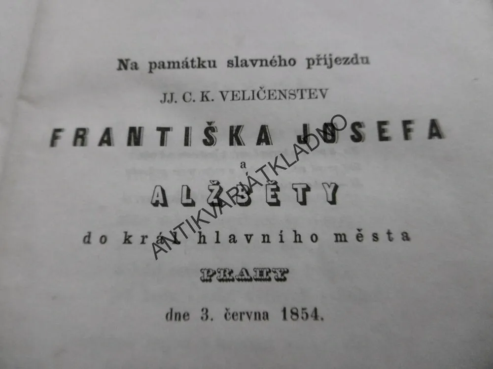 PERLY ČESKÉ, ANT. JAROSLAV VRŤÁTKO, 1855,