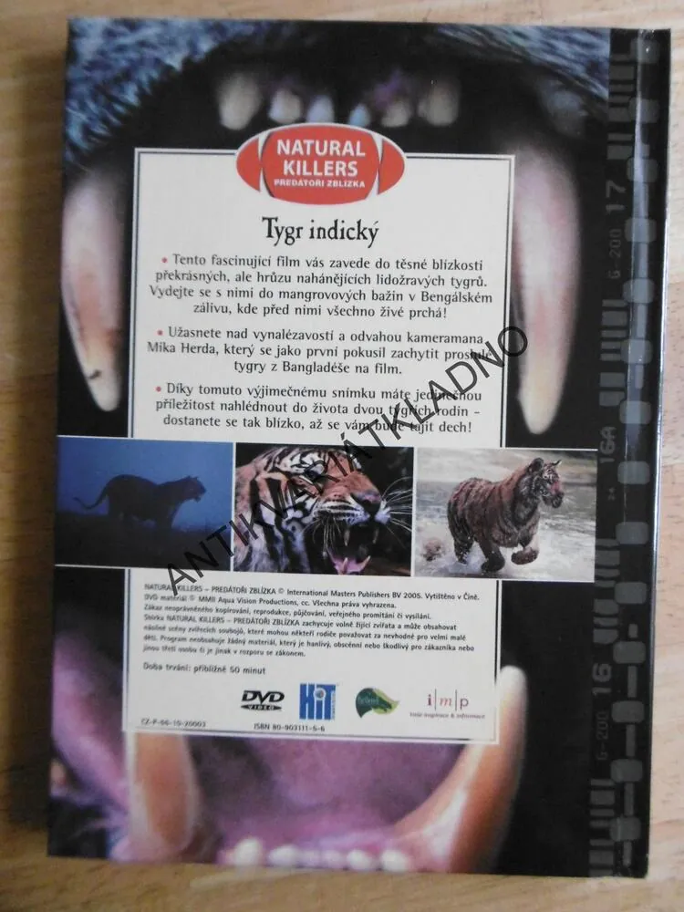 VÝPRAVA DO BAŽIN, TYGŘI, DVD FILM