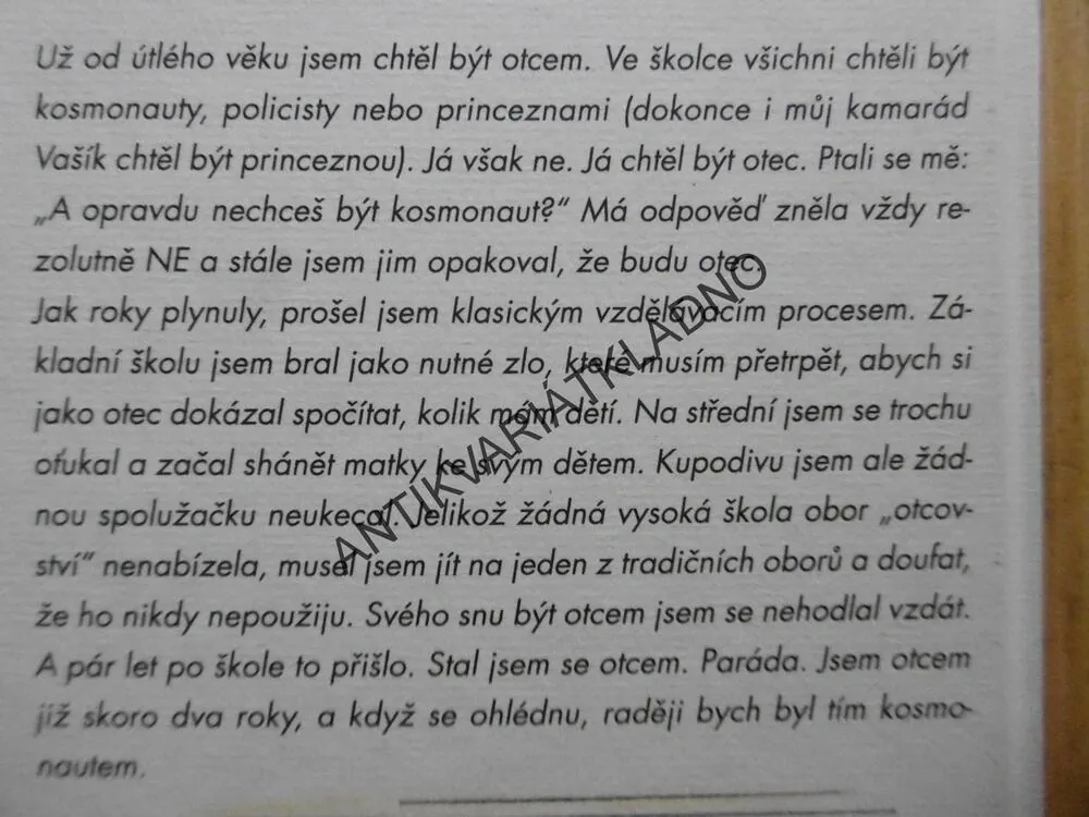DENÍČEK MODERNÍHO FOTRA ANEB PROČ BY MUŽI NEMĚLI MÍT DĚTI, DOMINIK LANDSMAN, **an