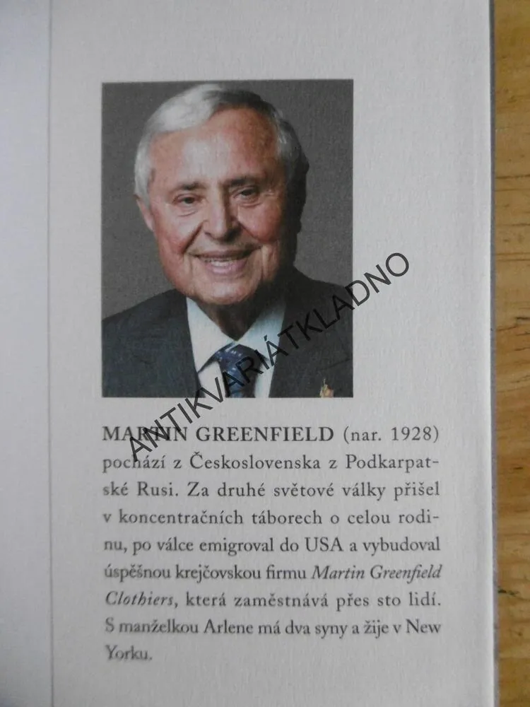 KREJČÍ Z OSVĚTIMI, MARTIN GREENFIELD, **an