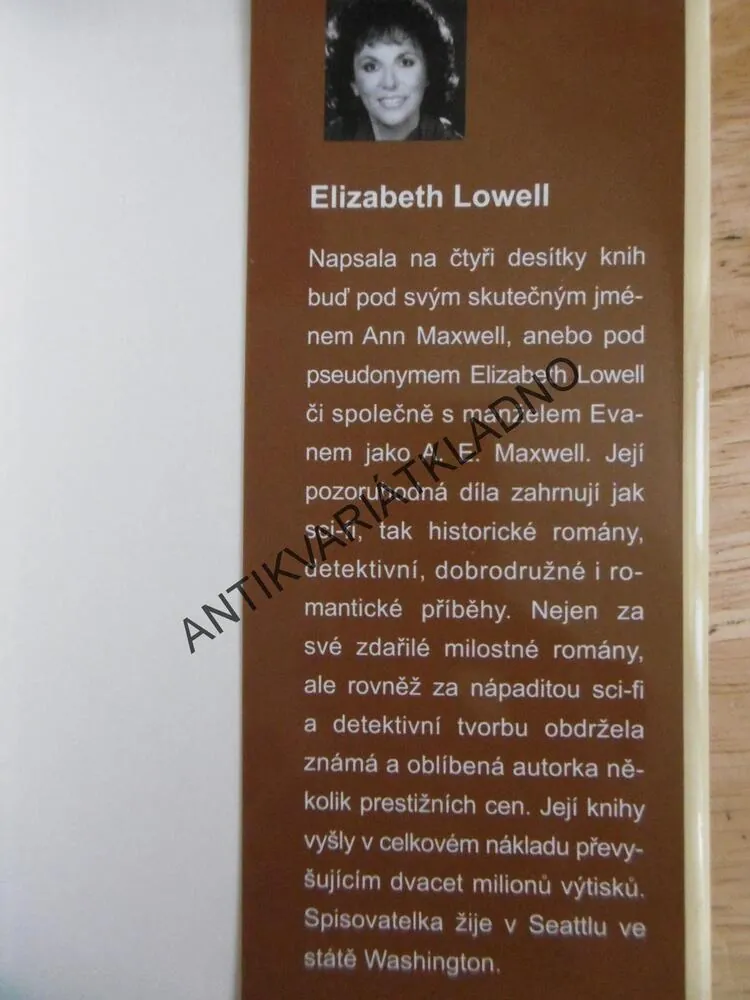 ZLATÁ KLEC, ELIZABETH LOWELL, **an