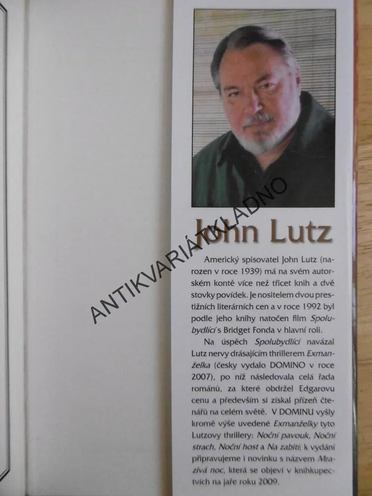 NOČNÍ VRAŽDY, JOHN LUTZ, **an