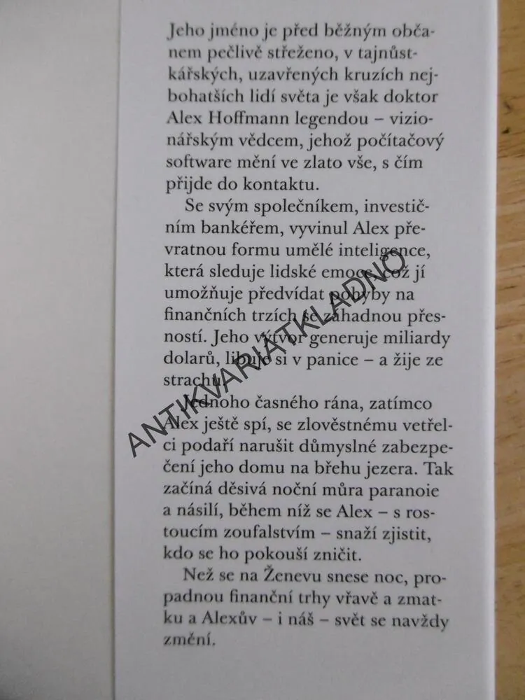 INDEX HRŮZY, ROBERT HARRIS, **an