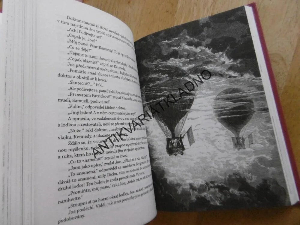 PĚT NEDĚL V BALÓNĚ, JULES VERNE, **an