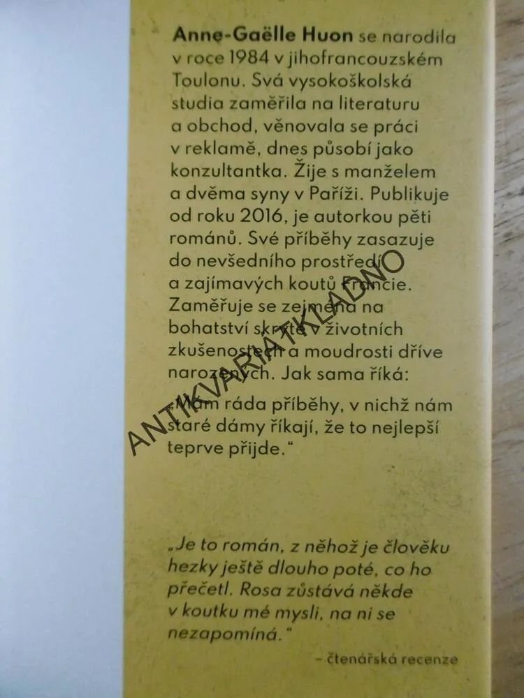 SLEČNY, ANNE-GAËLLE HUON, **an
