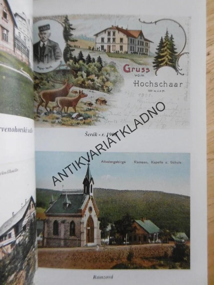 ŠUMPERSKO, JESENÍKY, PRŮVODCE, HISTORICKÉ POHLEDNICE, **an