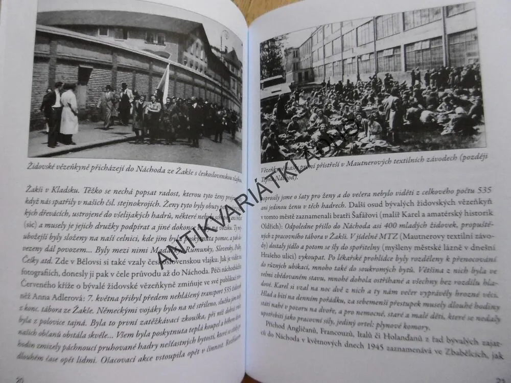 ITALOVÉ PŘI OSVOBOZENÍ NÁCHODA V KVĚTNU 1945, VÁCLAV SÁDLO, OLGA HOSTOVSKÁ, DARIO CASTIELLO, **an