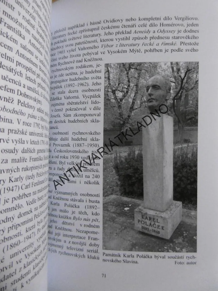 MÍSTA ZASTAVENÉHO ČASU, JIŘÍ MACH, **an