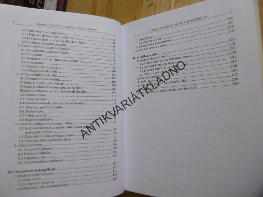 JAK ŽÍT A NEZBLÁZNIT SE, LIDMILA PEKAŘOVÁ, **an