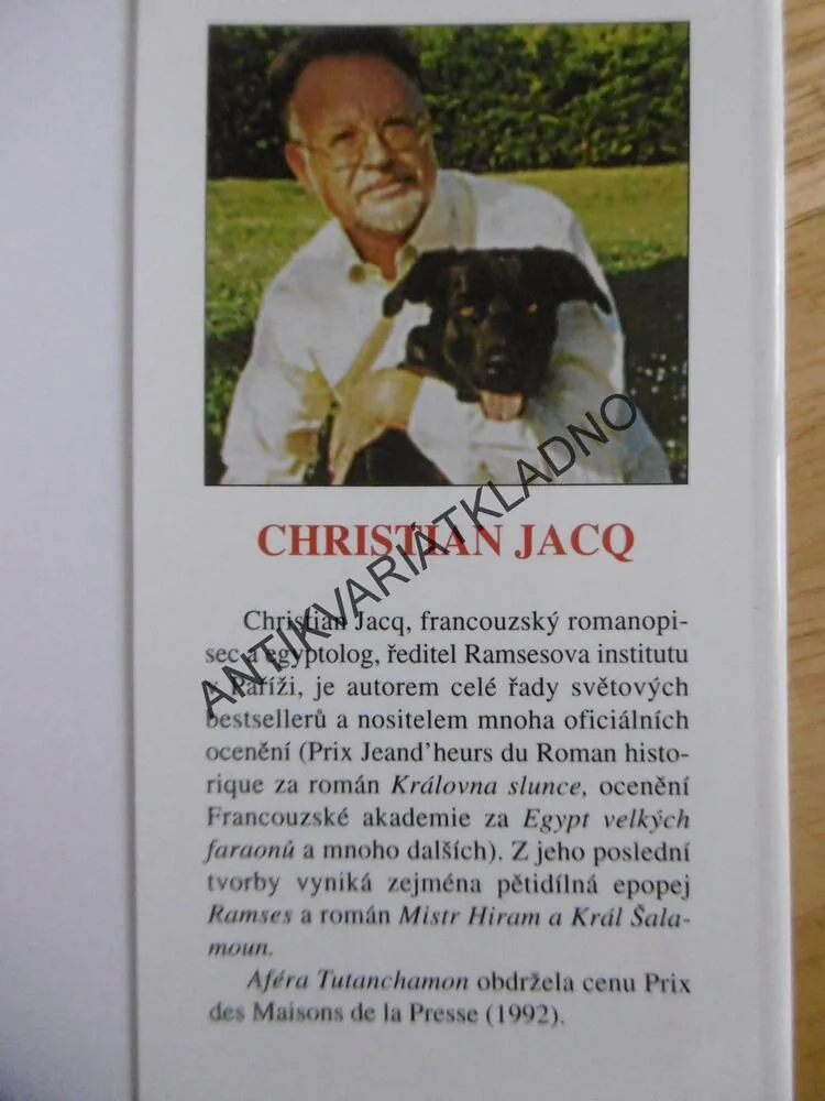 AFÉRA TUTANCHAMON, CHRISTIAN JACQ, **an