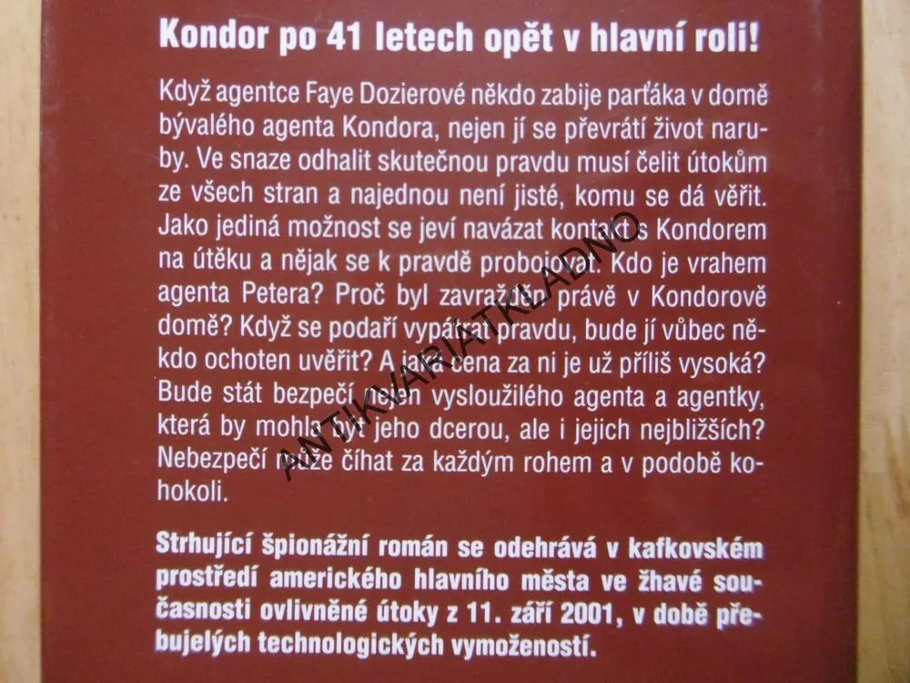 POSLEDNÍ DNY KONDORA, JAMES GRADY, **an