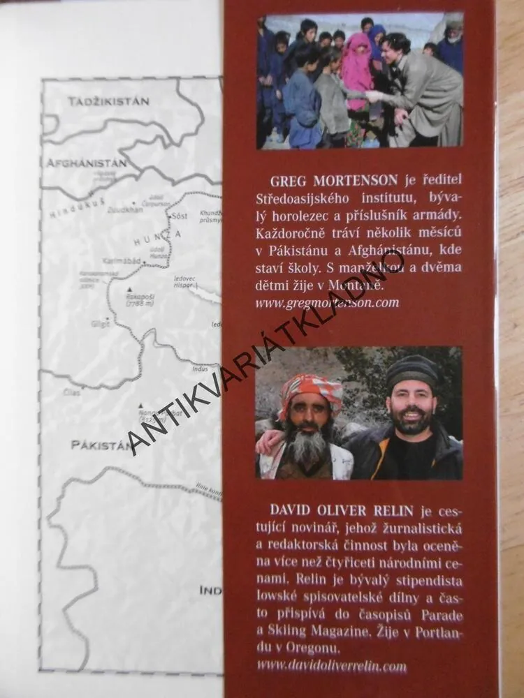 TŘI ŠÁLKY ČAJE, GREG MORTENSON, DAVID OLIVER RELIN, **an
