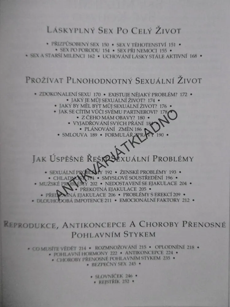 KOUZLO A MAGIE SEXU, MIRIAM STOPPARDOVÁ, **an