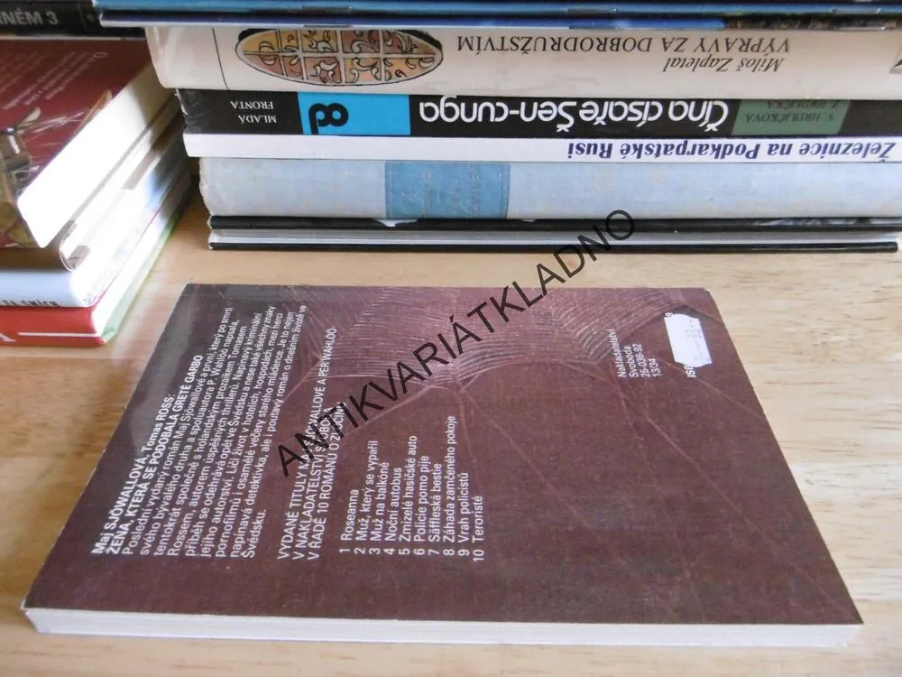 ŽENA, KTERÁ SE PODOBALA GRETĚ GARBO, MAJ SJÖWALLOVÁ, TOMAS ROSS, **an