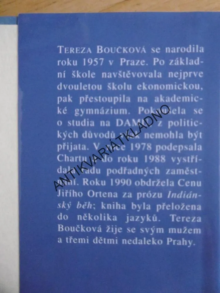 KRÁKORÁM, INDIÁNSKÝ BĚH, KŘEPELICE, KDŽ MILUJETE MUŽE, TEREZA BOUČKOVÁ, **an