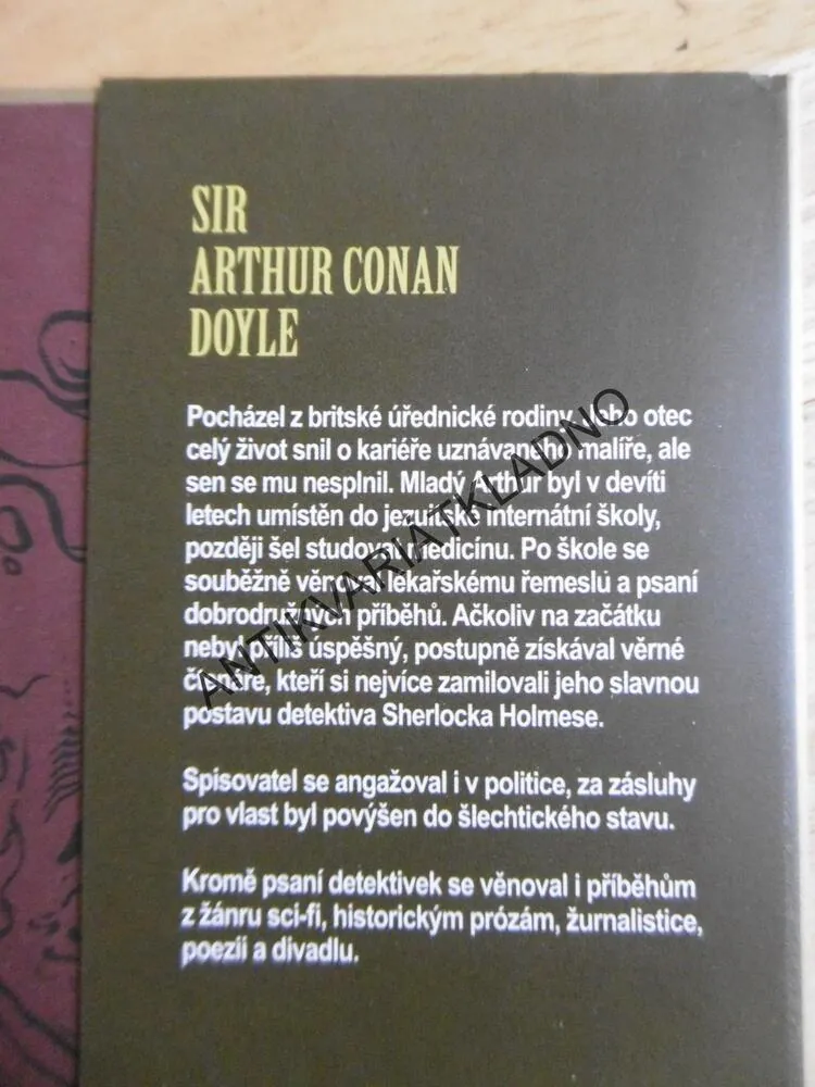 POSLEDNÍ POKLONA SHERLOCKA HOLMESE, ARTHUR CONAN DOYLE, **an