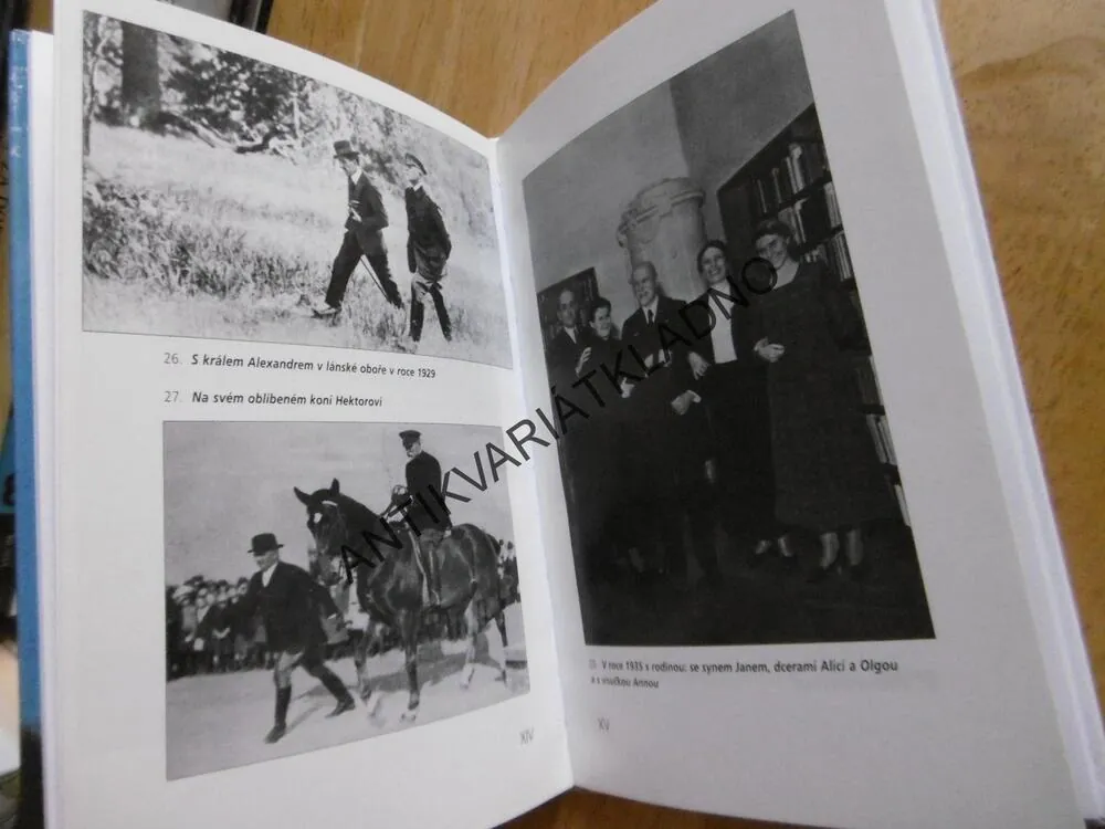 ÚSMĚVY T. G. MASARYKA, KAREL ČAPEK, IVAN HERBEN, VLADIMÍR THIELE, **an