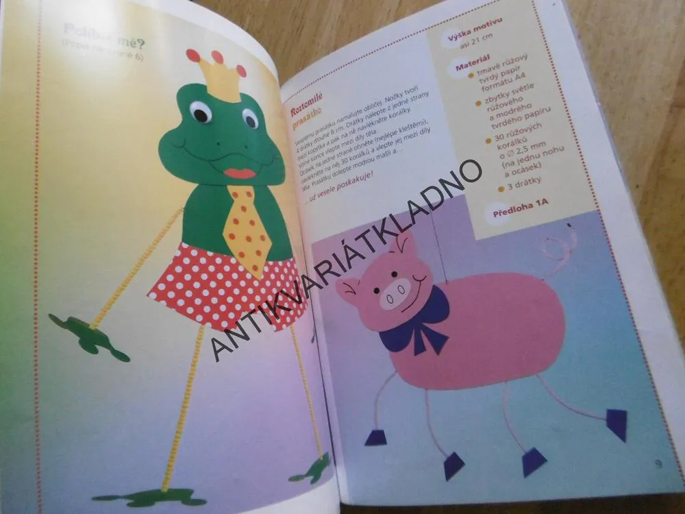 VESELÁ ZVÍŘÁTKA Z KORÁLKŮ A PAPÍRU, **an
