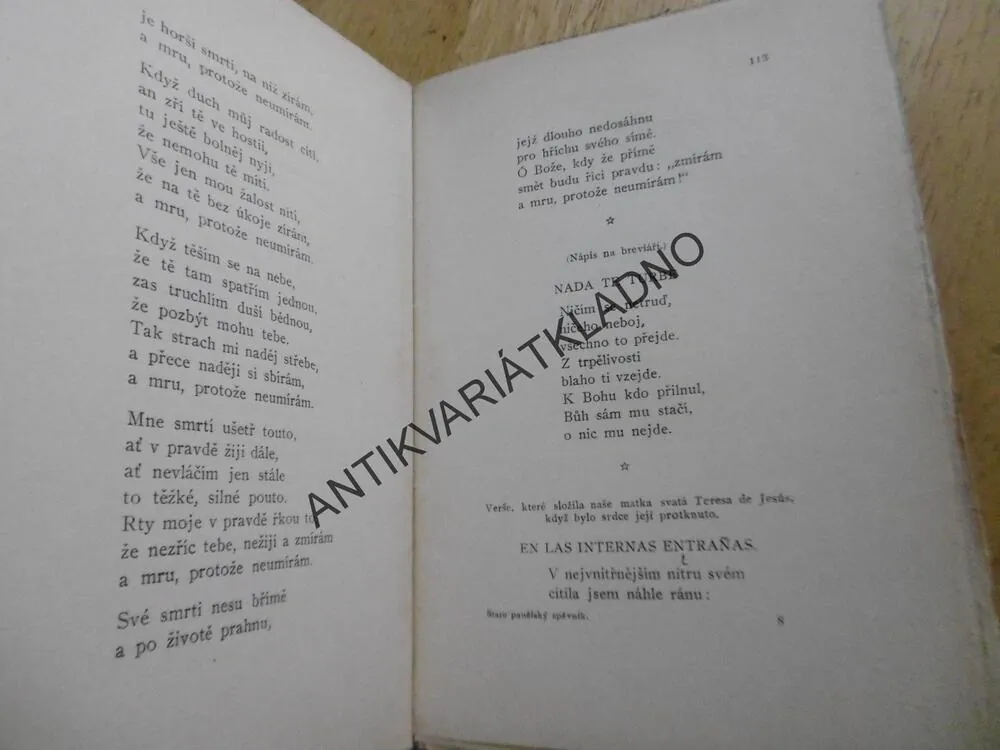 STAROŠPANĚLSKÝ ZPĚVNÍK, SBORNÍK SVĚTOVÉ POEZIE, SV. 94. 