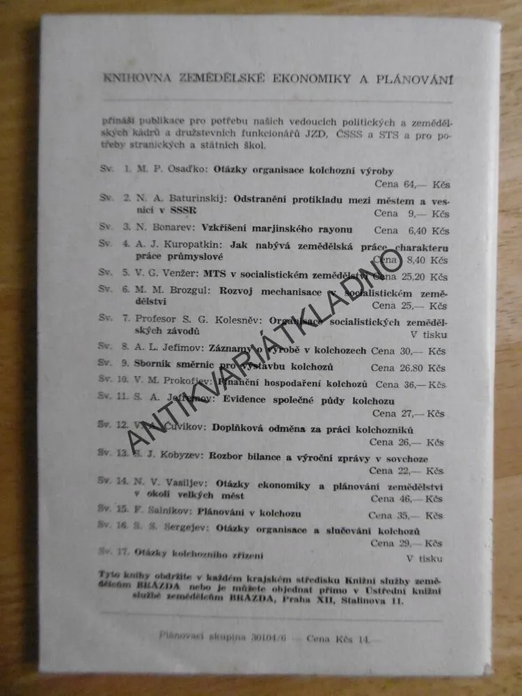 O ROLNICKÉ MALOVÝROBĚ A JEJÍCH FALEŠNÝCH OBHÁJCÍCH, JOSEF PELIKÁN