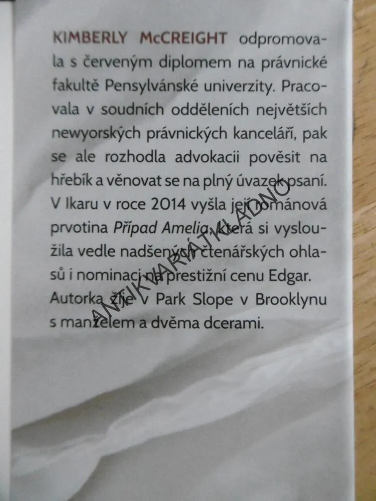 V DOBRÉM I ZLÉM, KIMBERLY MCCREIGHT, **an