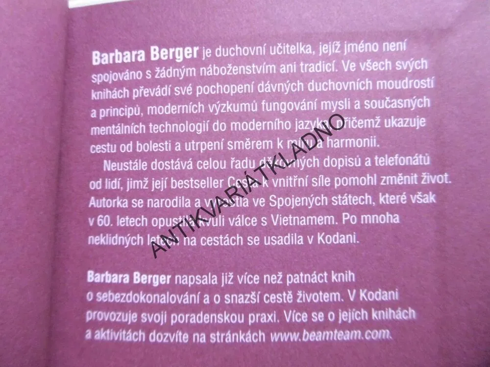 NÁSLEDUJ SVŮJ VNITŘNÍ KOMPAS, BARBARA BERGER, **an