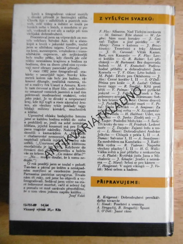 KOD 181 - MEZI ORLEM A HADEM, JOSEF VOLÁK, KONEČNÝ, **an