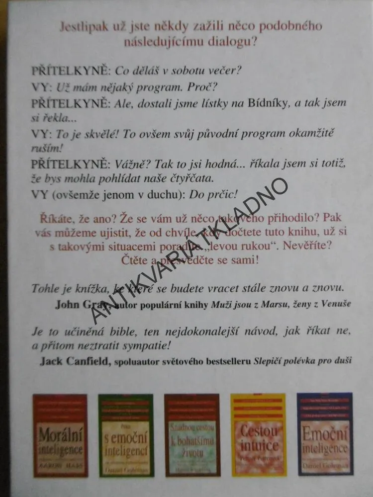 JAK ŘÍKAT NE BEZ POCITU VINY, PATTI BREITMANOVÁ, CONNIE HATCHOVÁ, **an