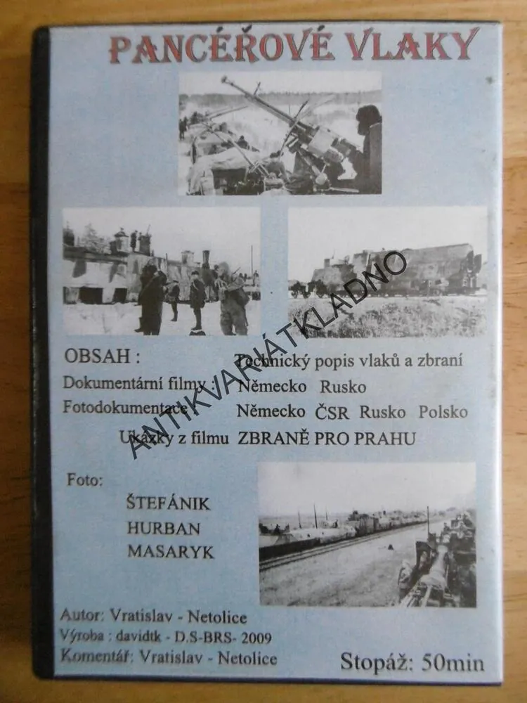 PANCÉŘOVÉ VLAKY, DVD FILM