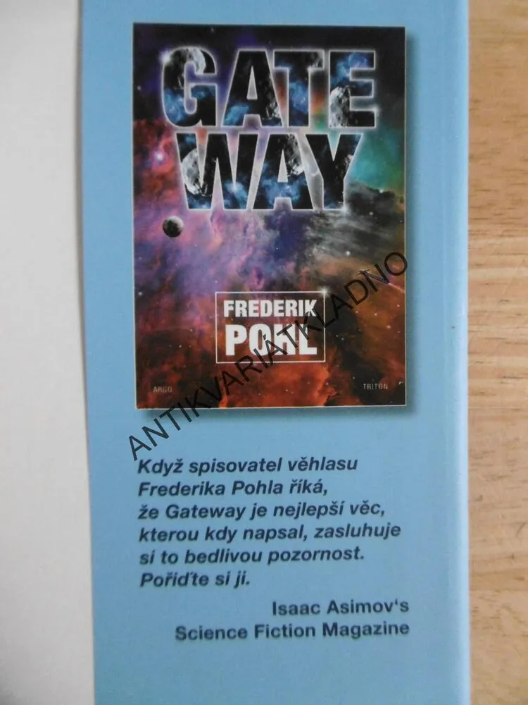 ZA MODRÝM HORIZONTEM UDÁLOSTÍ, FREDERIK POHL, **an