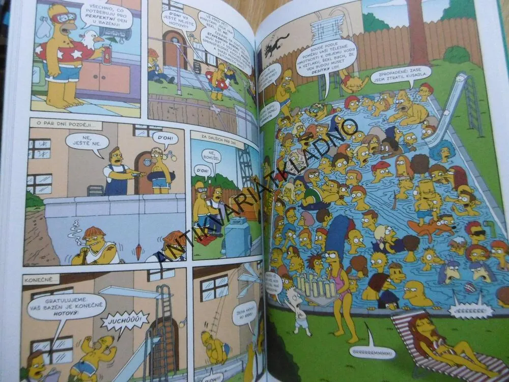 SIMPSONOVI, KOMIKS K POPUKÁNÍ, MATT GROENING, **an