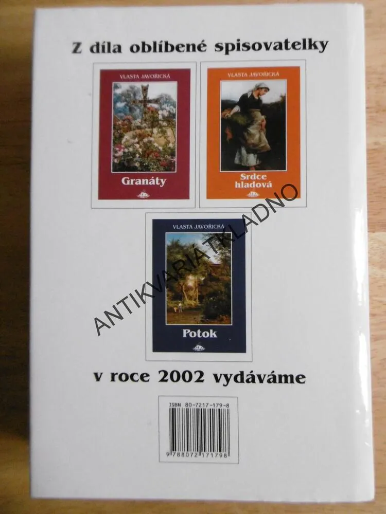 OTCOVSKÝ DŮM, VLASTA JAVOŘICKÁ